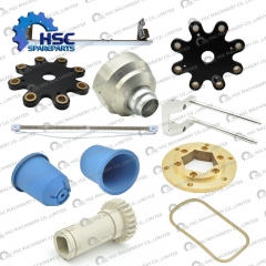 Krones/KHS/Sidler has ample spare parts inventory and replacement parts are available.